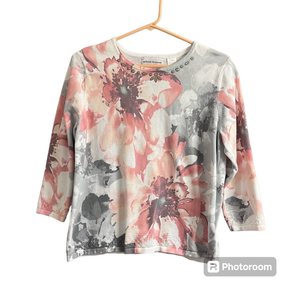ALFRED DUNNER embellished top